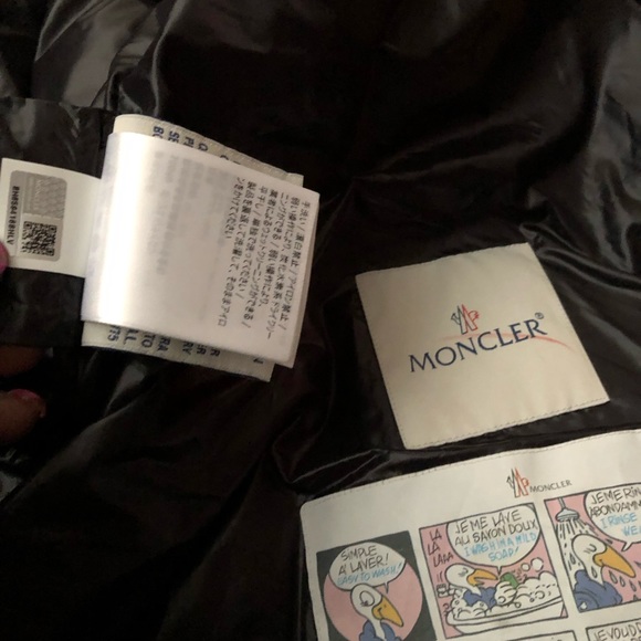 moncler label inside